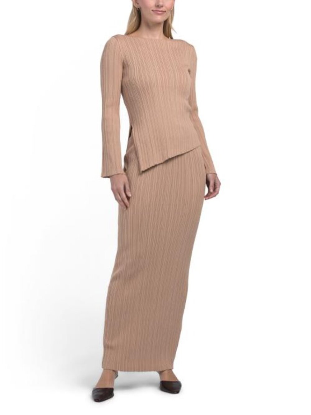EBBY & I 2pc Knit Top And Skirt Set